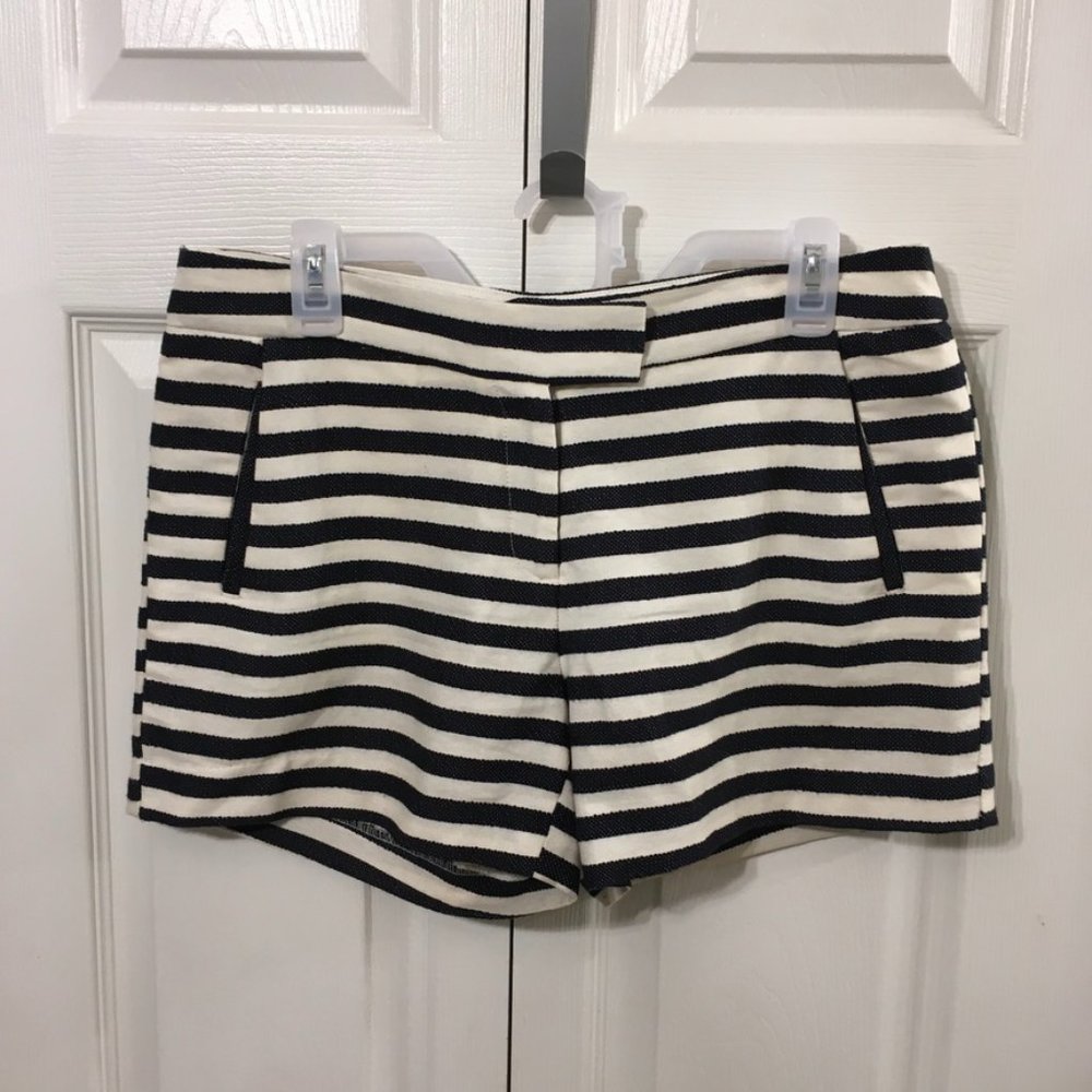 Dalia Stripe Navy/Ivory Dress Shorts